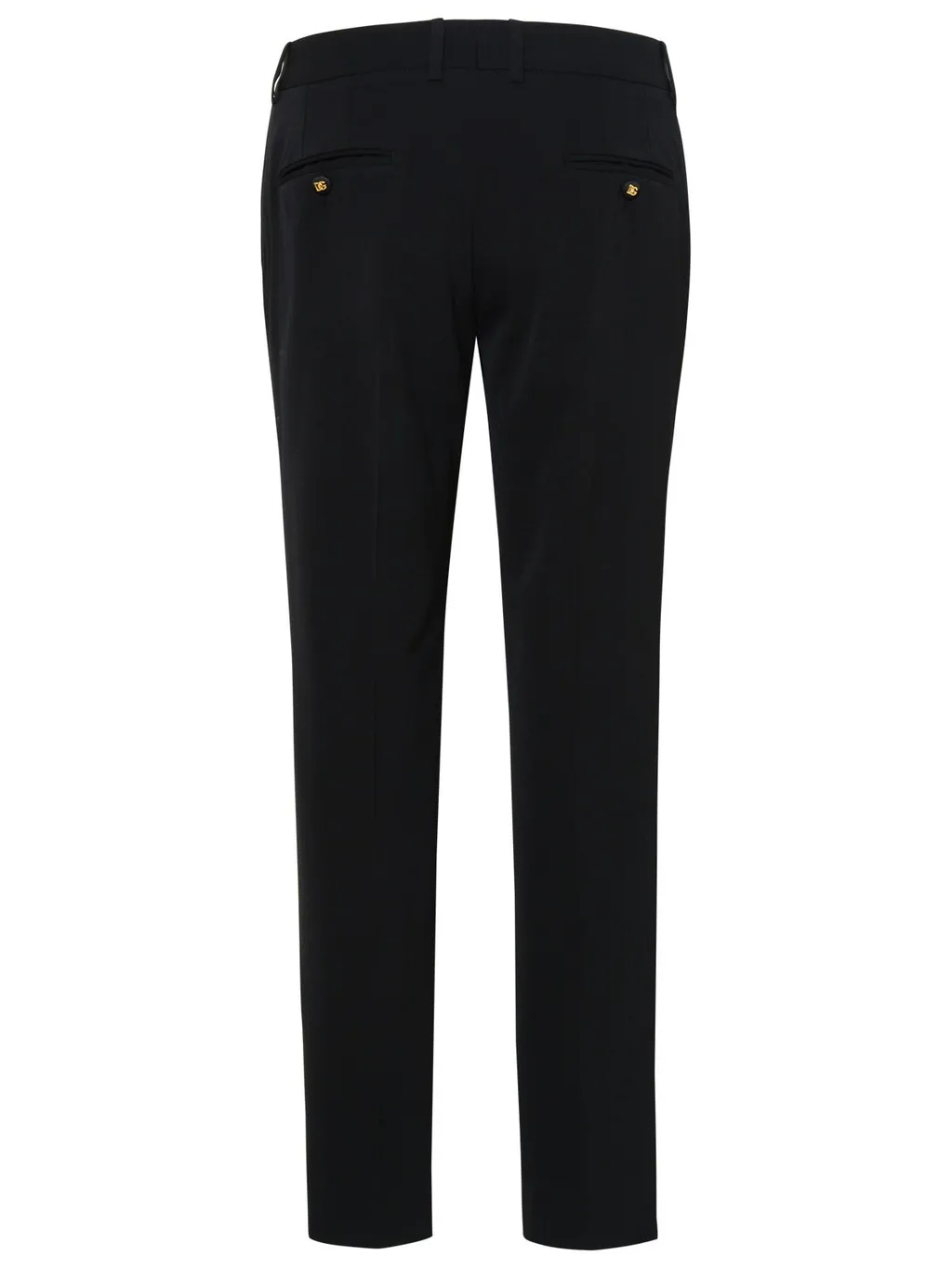 Kate Pleated Low-Rise Trousers