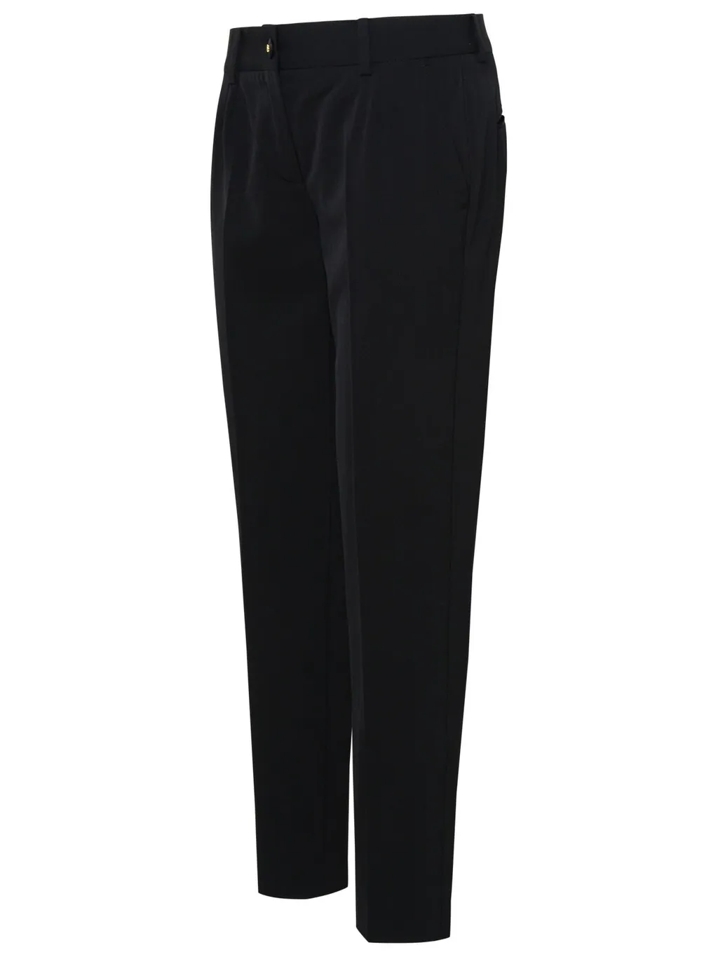 Kate Pleated Low-Rise Trousers