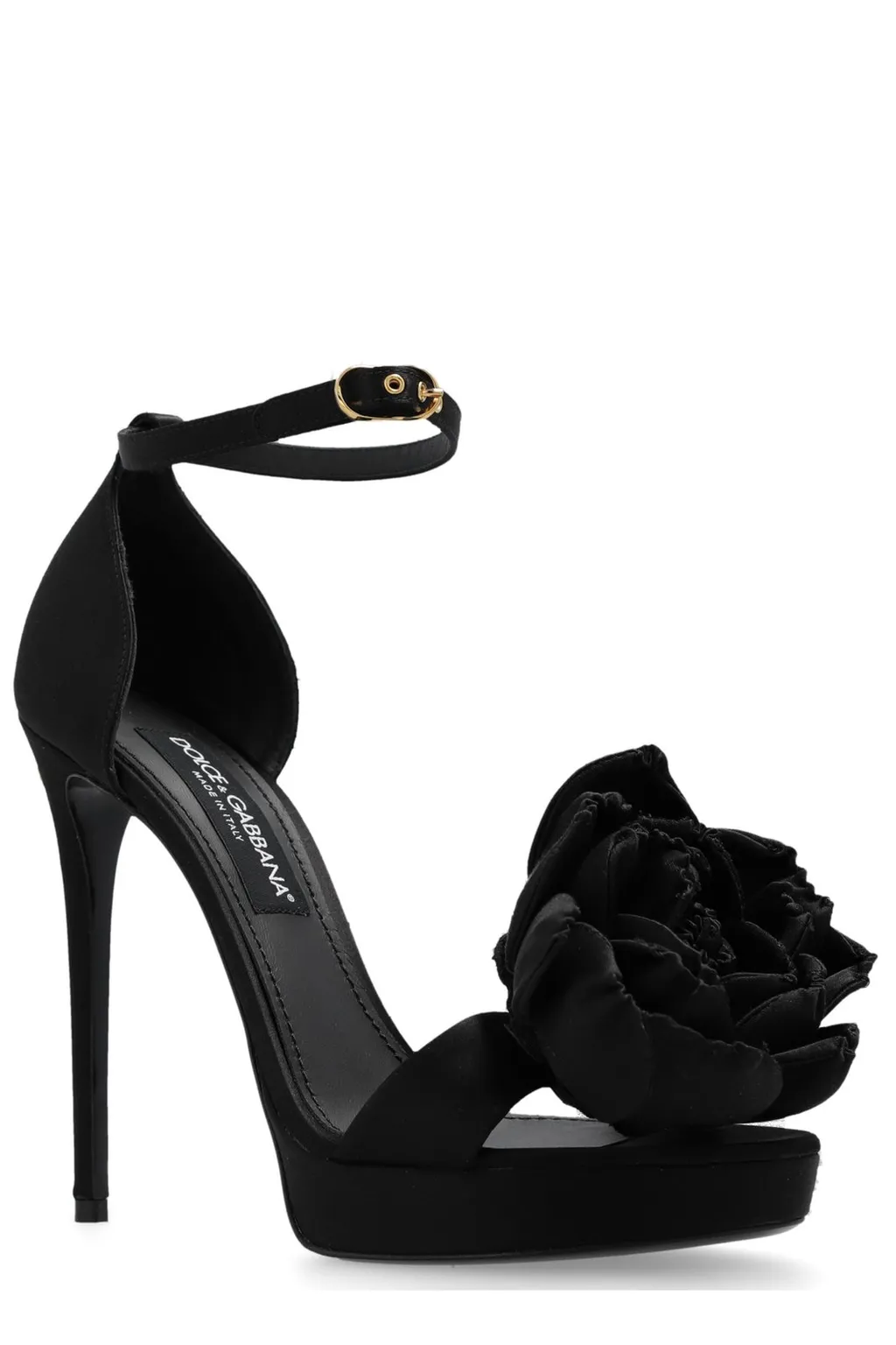 Flower Detailed Platform Sandals
