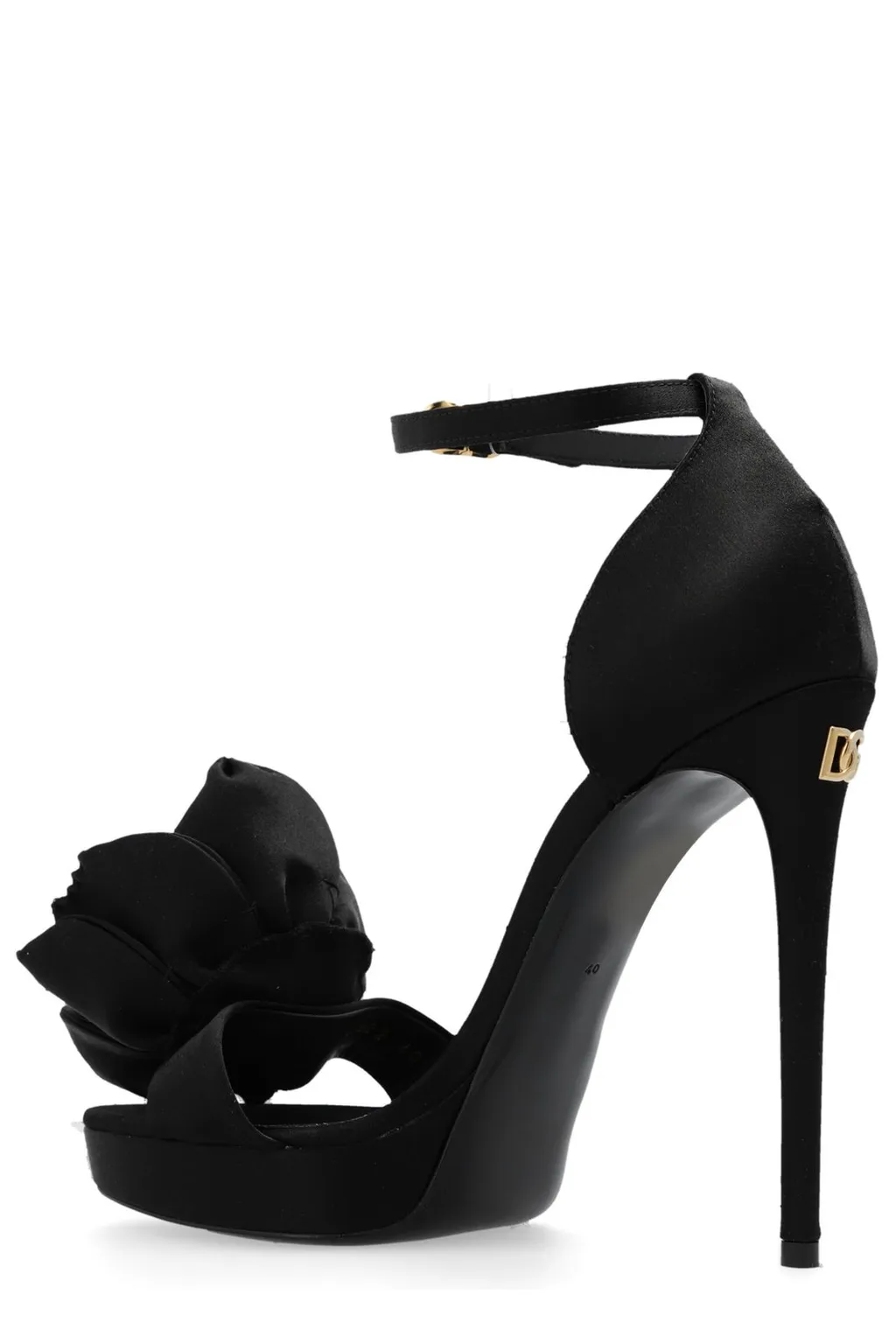 Flower Detailed Platform Sandals