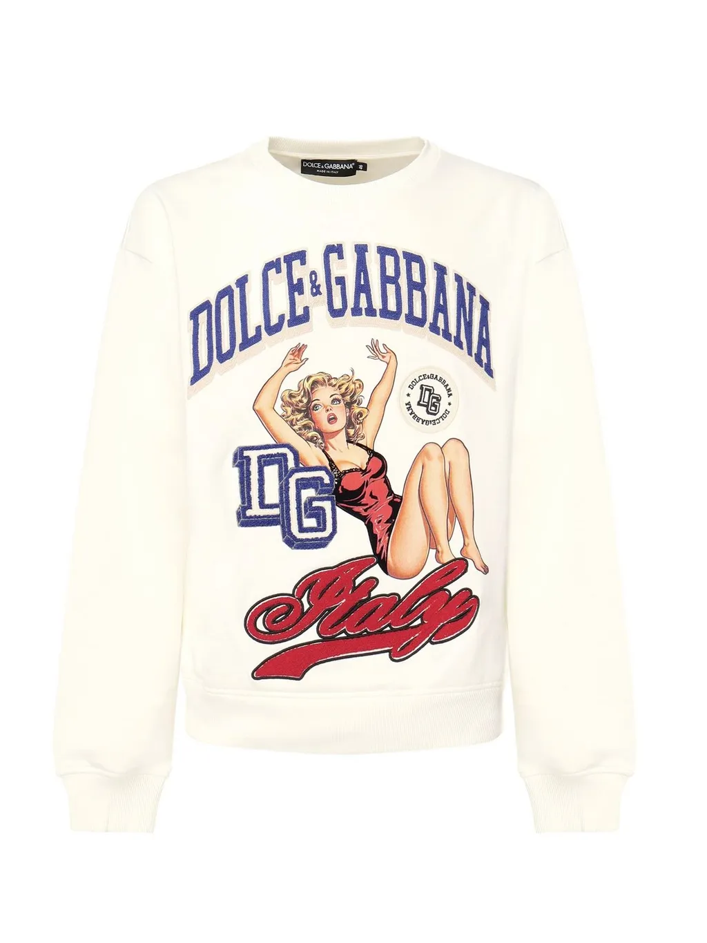 Graphic Printed Crewneck Sweatshirt