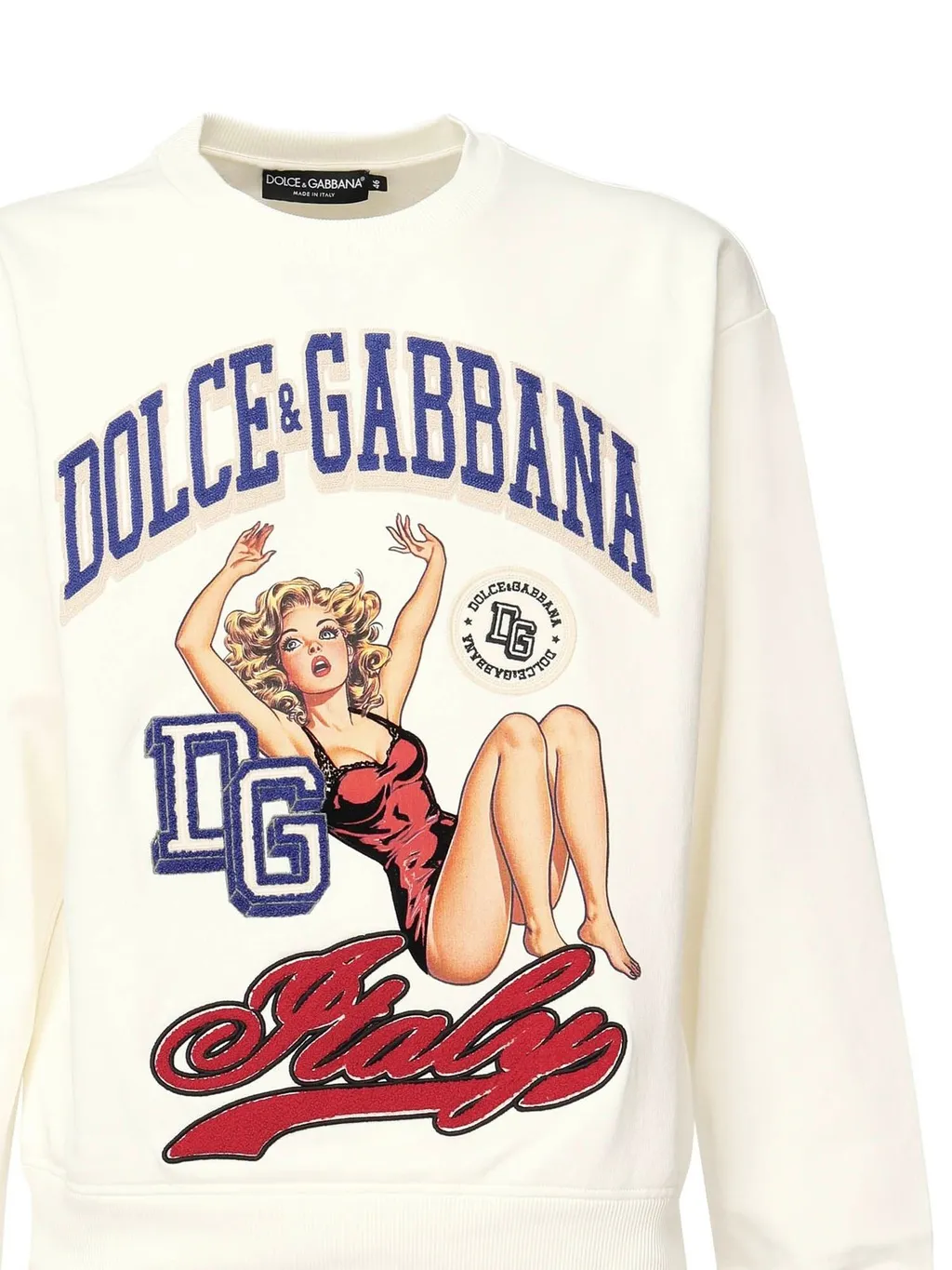 Graphic Printed Crewneck Sweatshirt