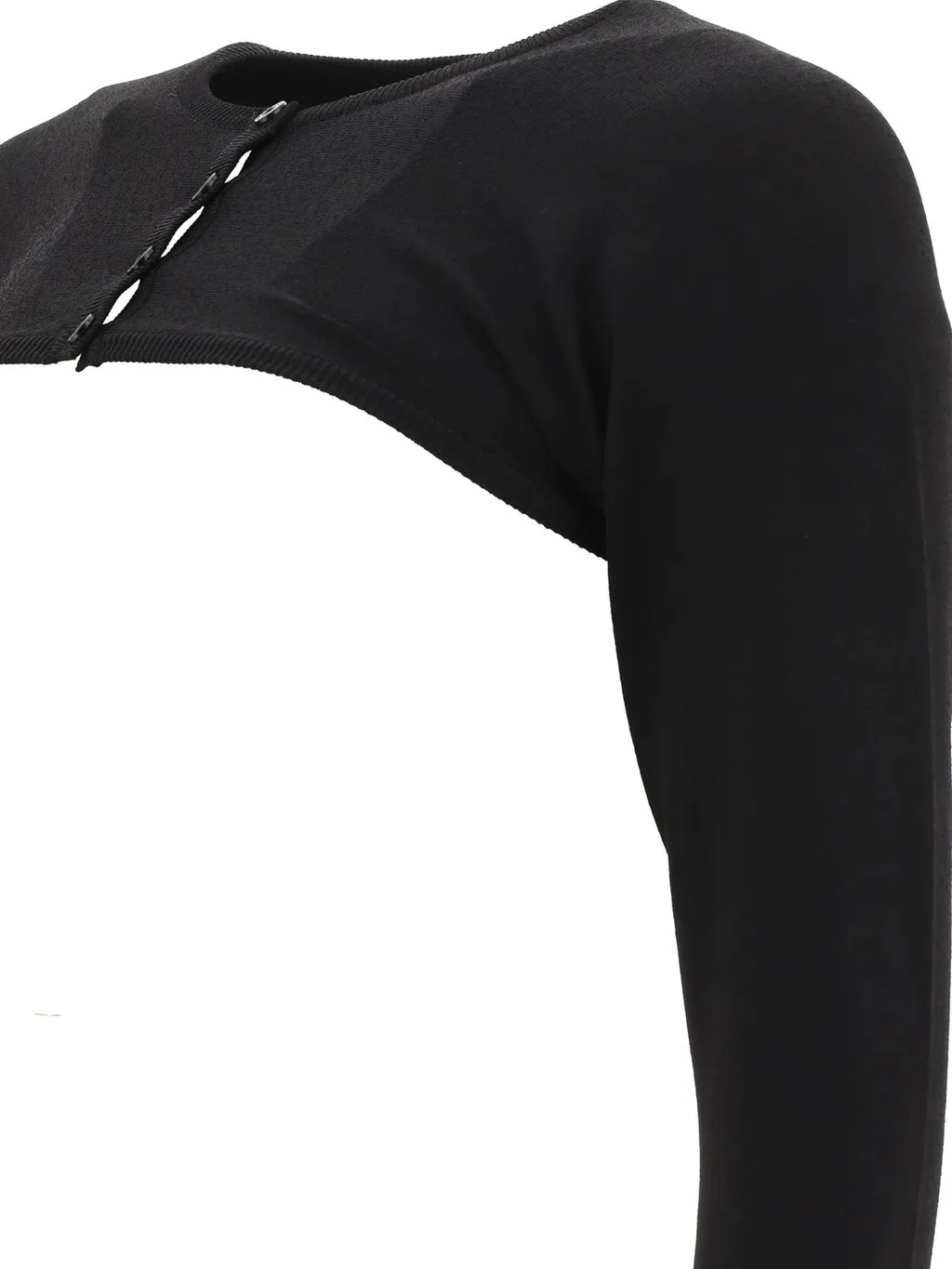 Kim Cropped Crewneck Cardigan
