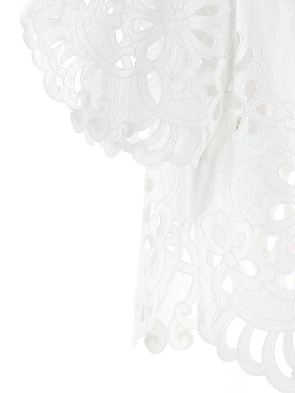 Cut-Out Embroidered Shirt