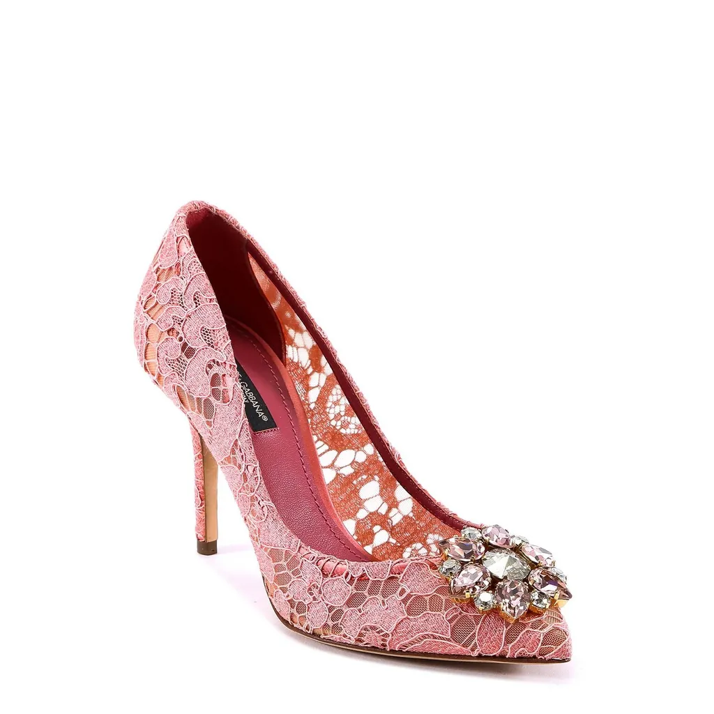 Bellucci Embellished Lace Stilettos