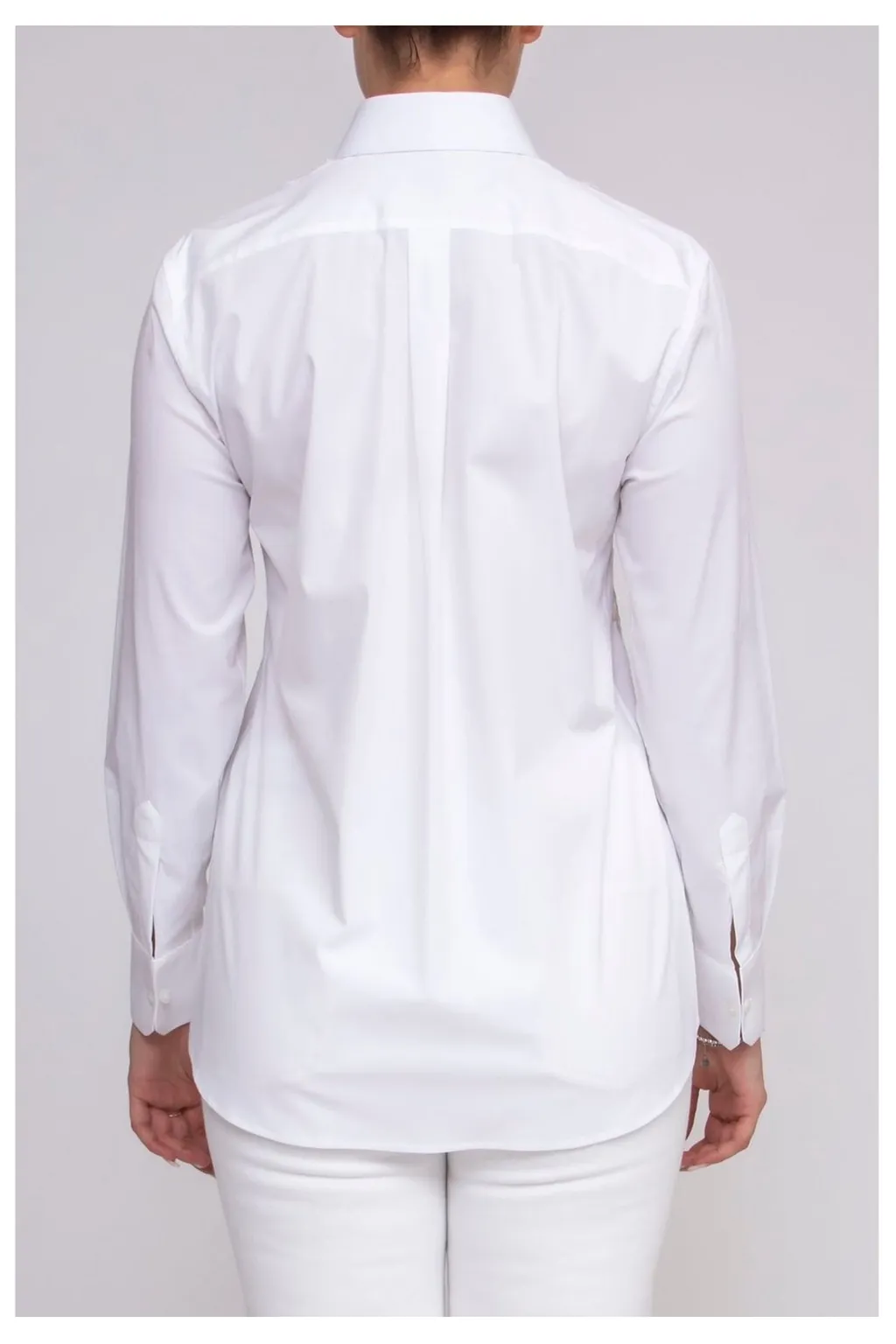 Lace Inlay Poplin Shirt