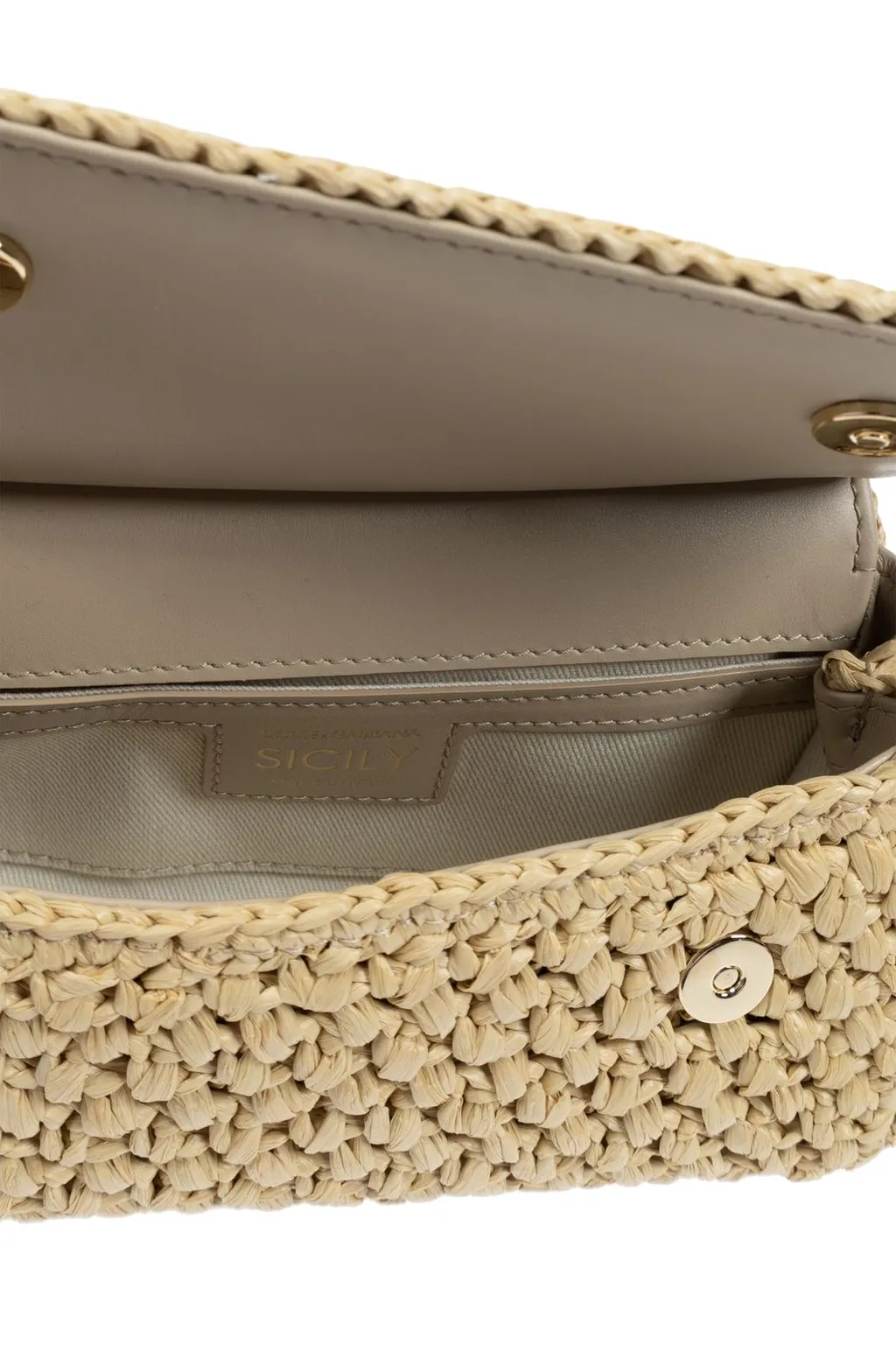 Small Sicily Logo Plaque Handbag