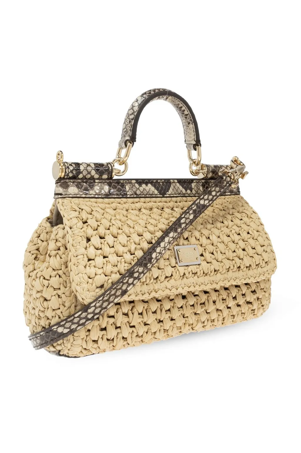 Small Sicily Logo Plaque Handbag