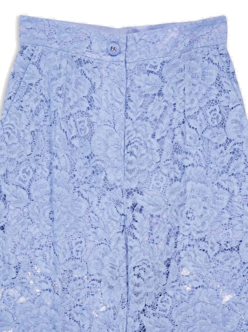 Floral Lace Tailored Pants