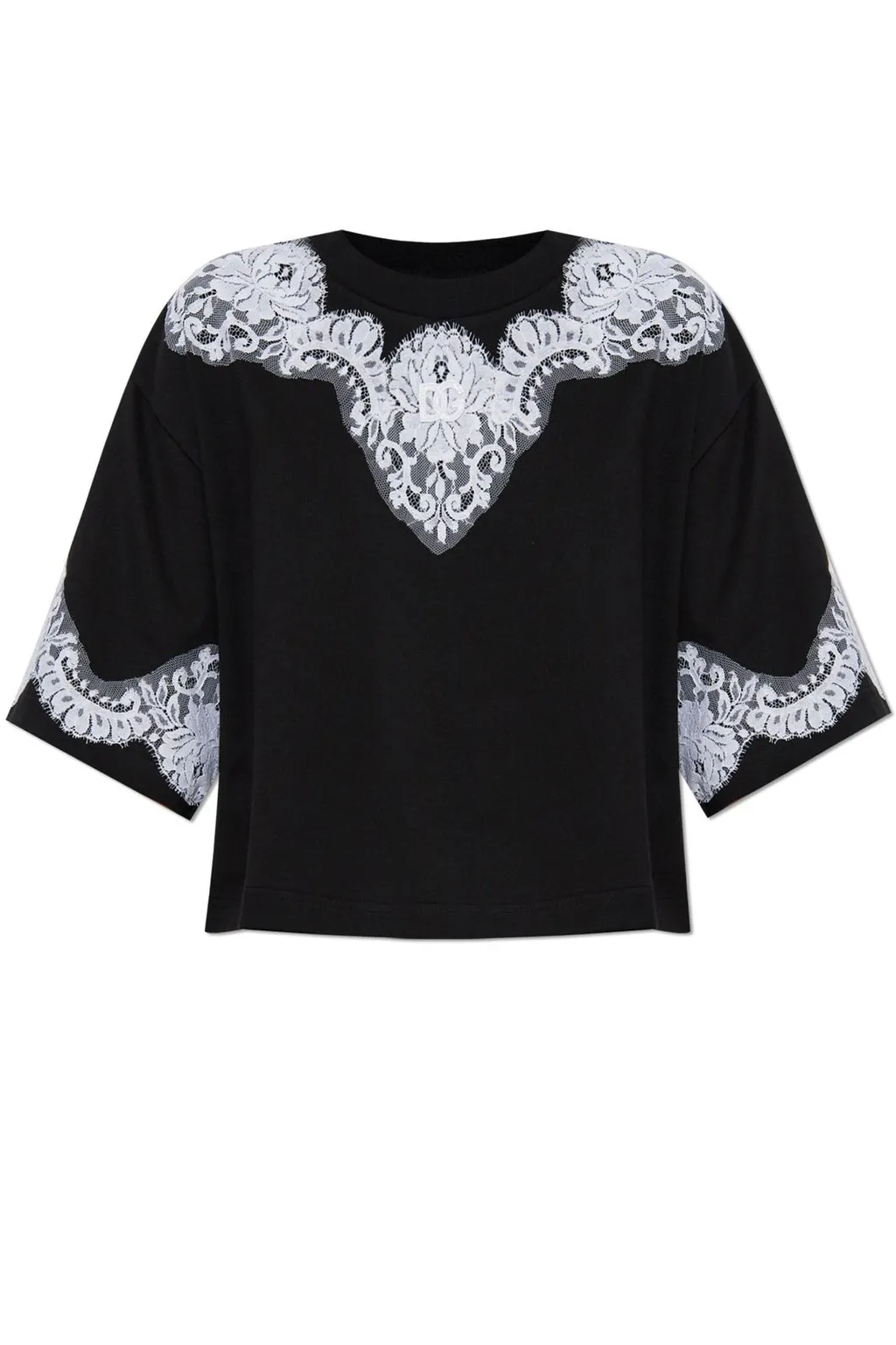 Lace Insert T-Shirt