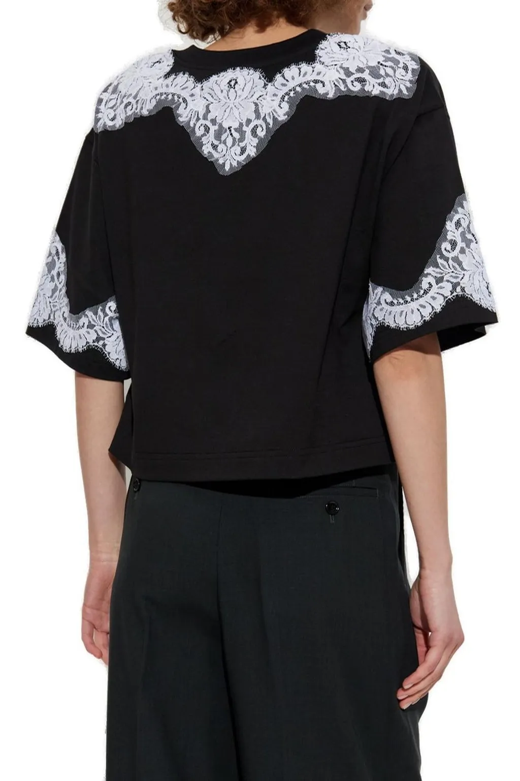 Lace Insert T-Shirt