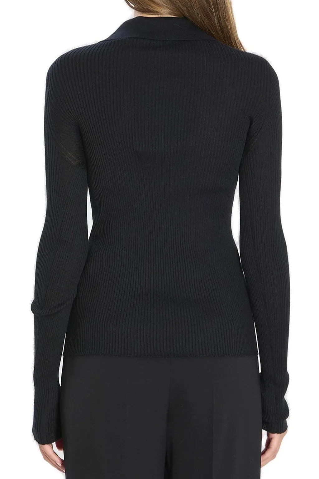 Long-Sleeved Polo Shirt