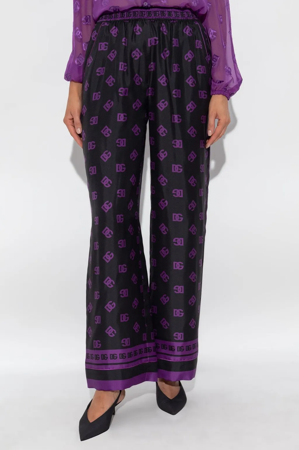 Monogram Jacquard Trousers