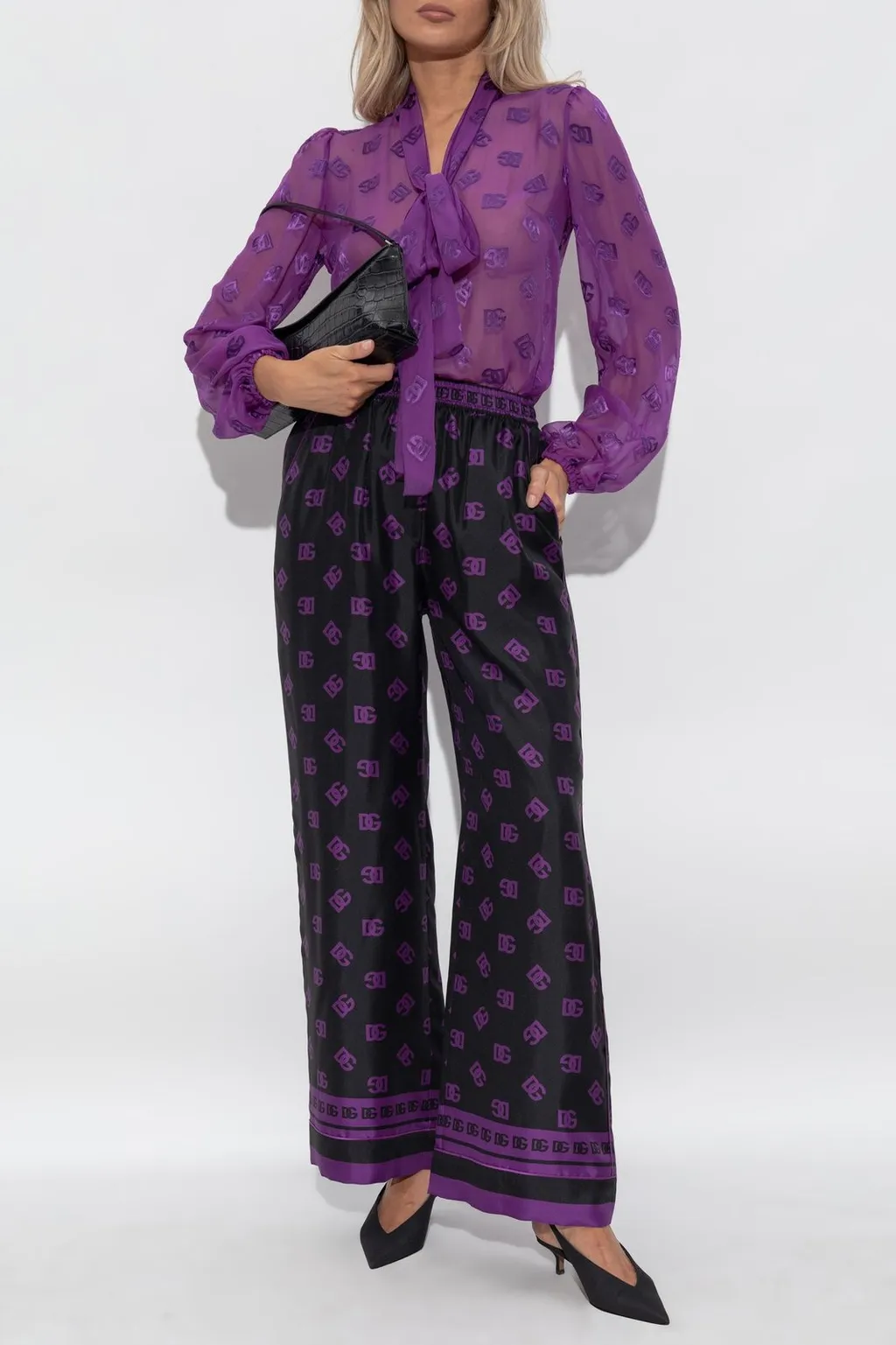 Monogram Jacquard Trousers