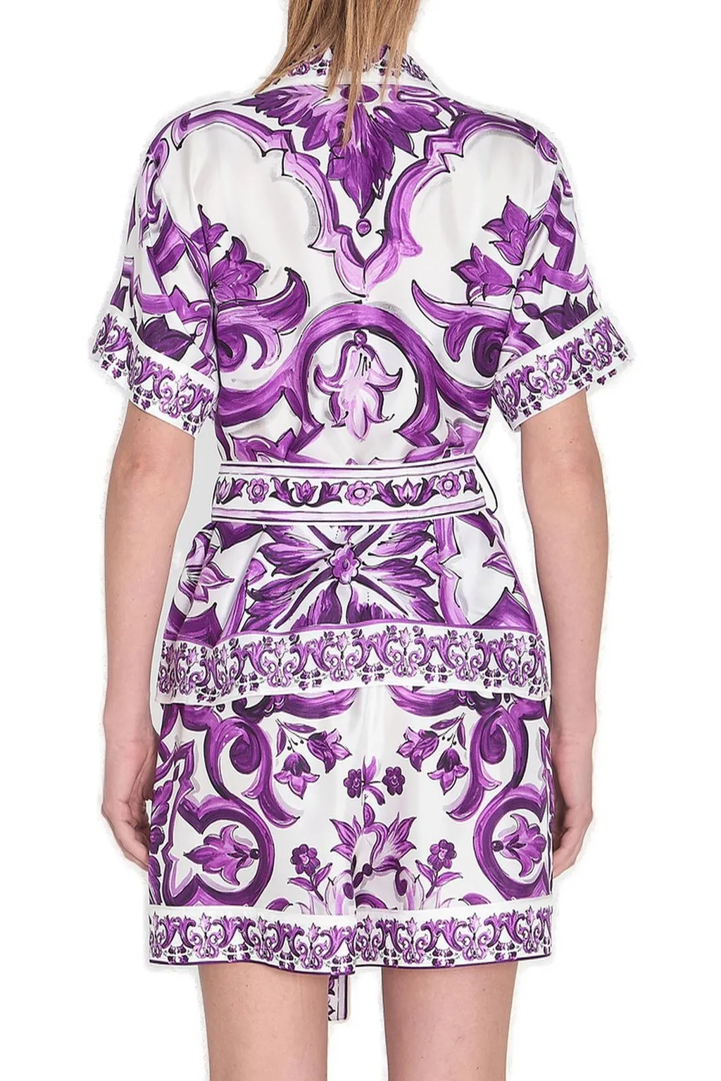 Majolica Printed Short-Sleeved Shirt