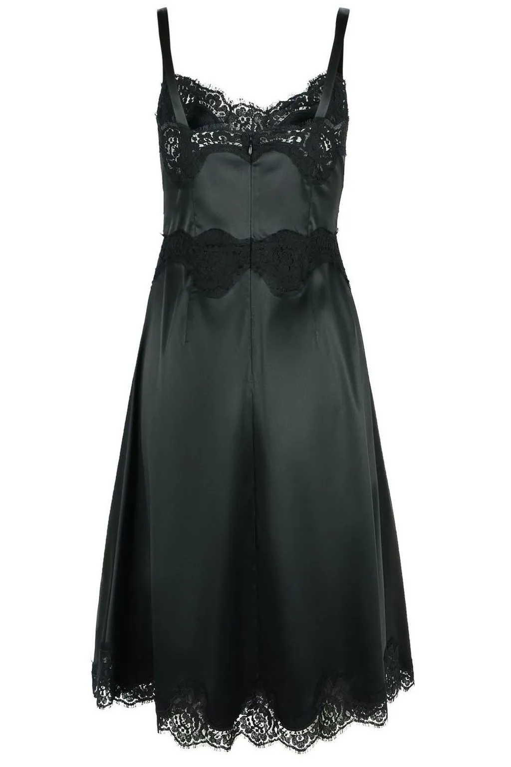 Lace Embellished Sleeveless Dress