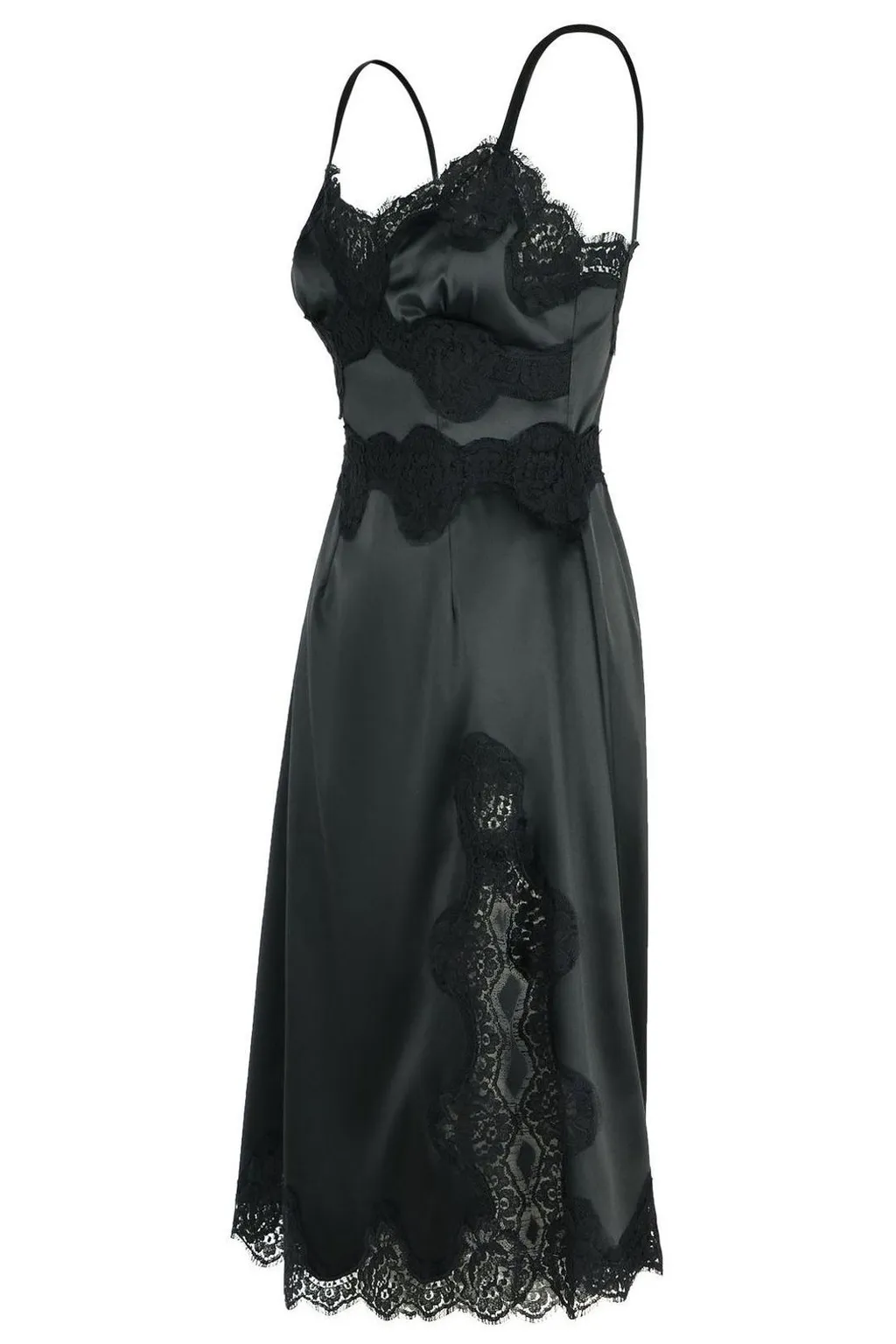 Lace Embellished Sleeveless Dress