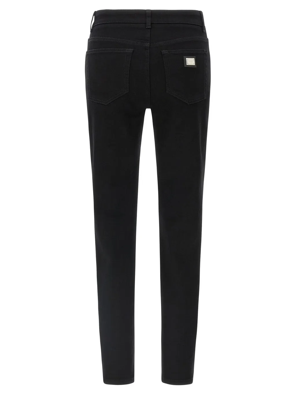 Logo Plaque Skinny Jeans
