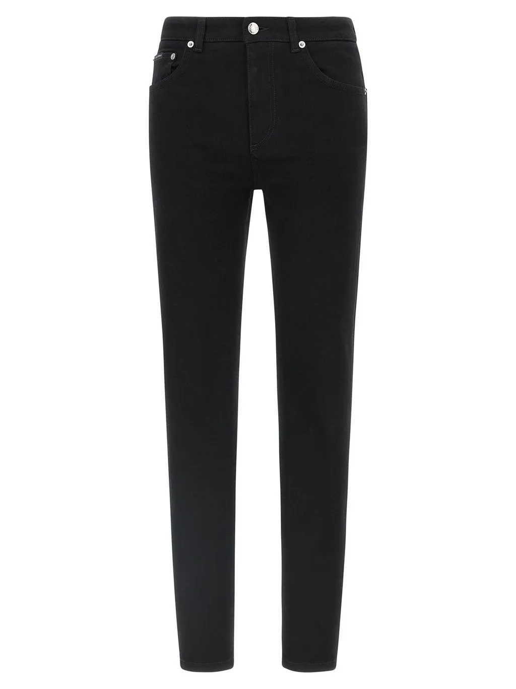 Logo Plaque Skinny Jeans