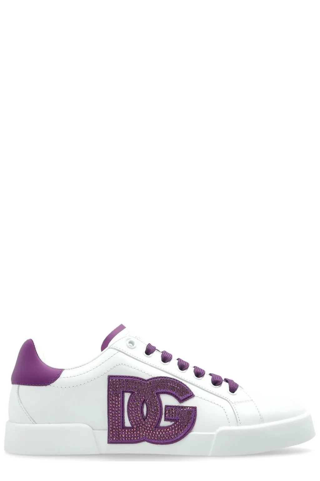 Portofino Dg Logo Patch Sneakers