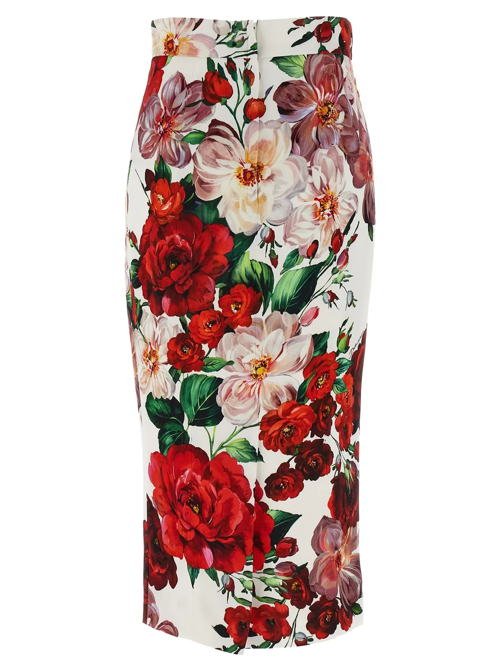 Floral Printed Midi Skirt