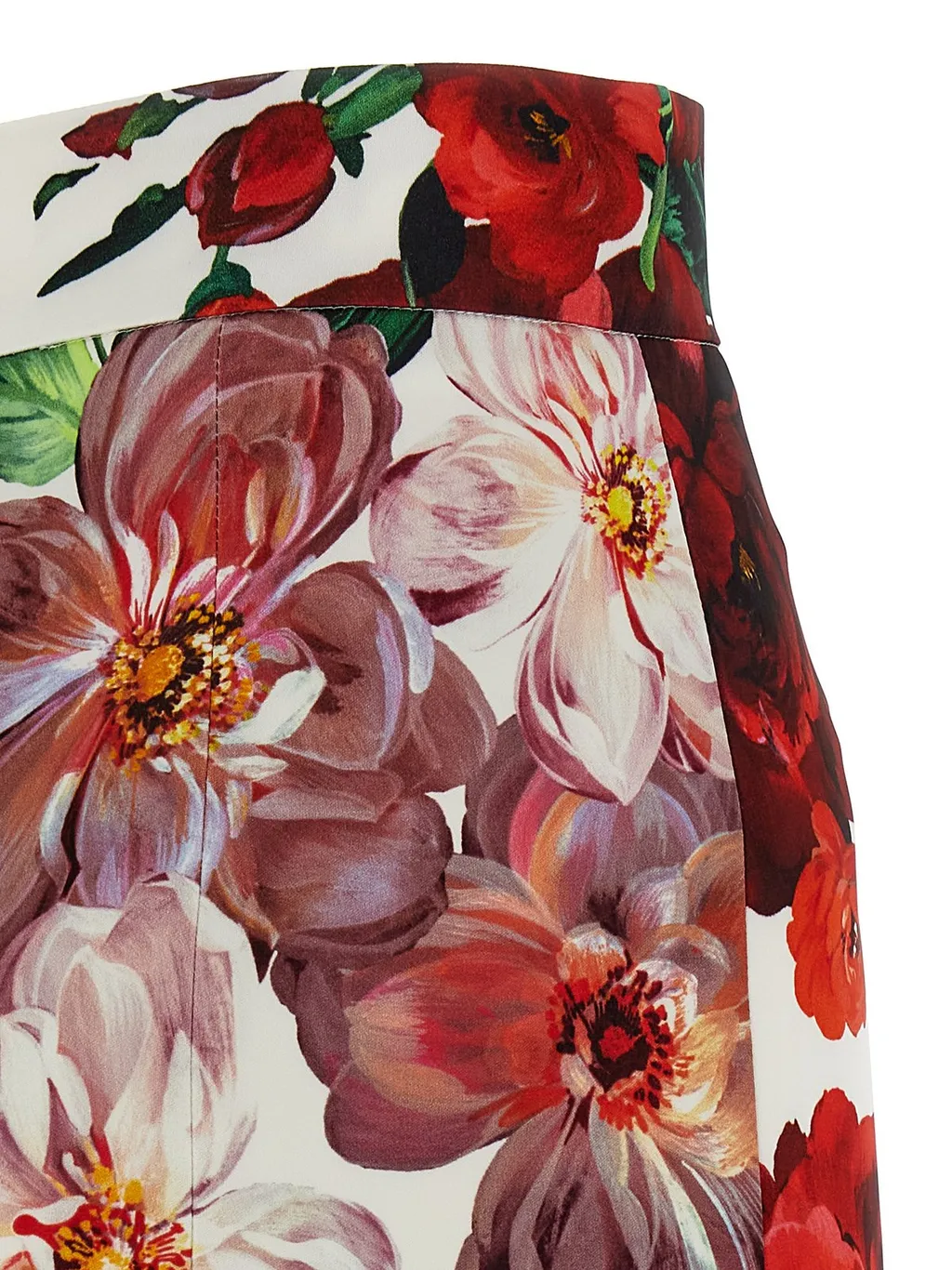 Floral Printed Midi Skirt