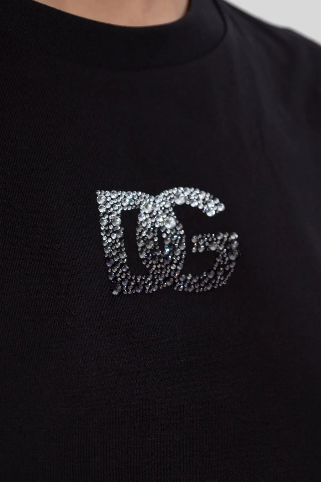 Dg Logo Embellished Crewneck T-Shirt