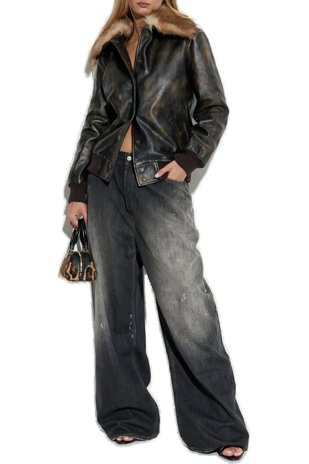 Press-Stud Fastened Jacket