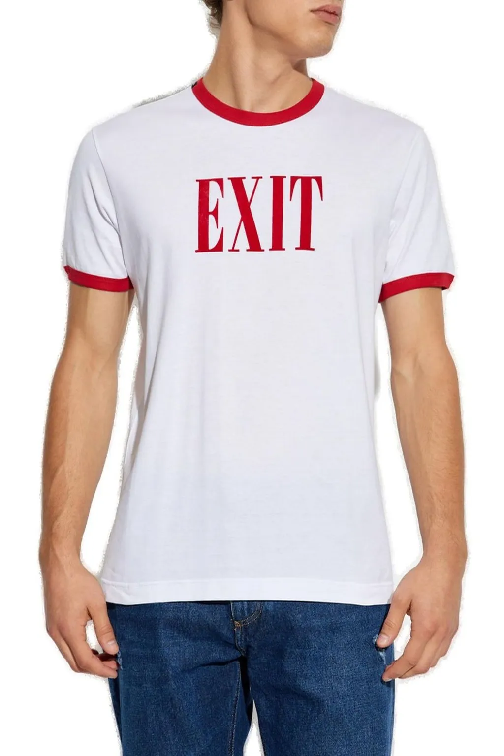 Exit Printed Crewneck T-Shirt