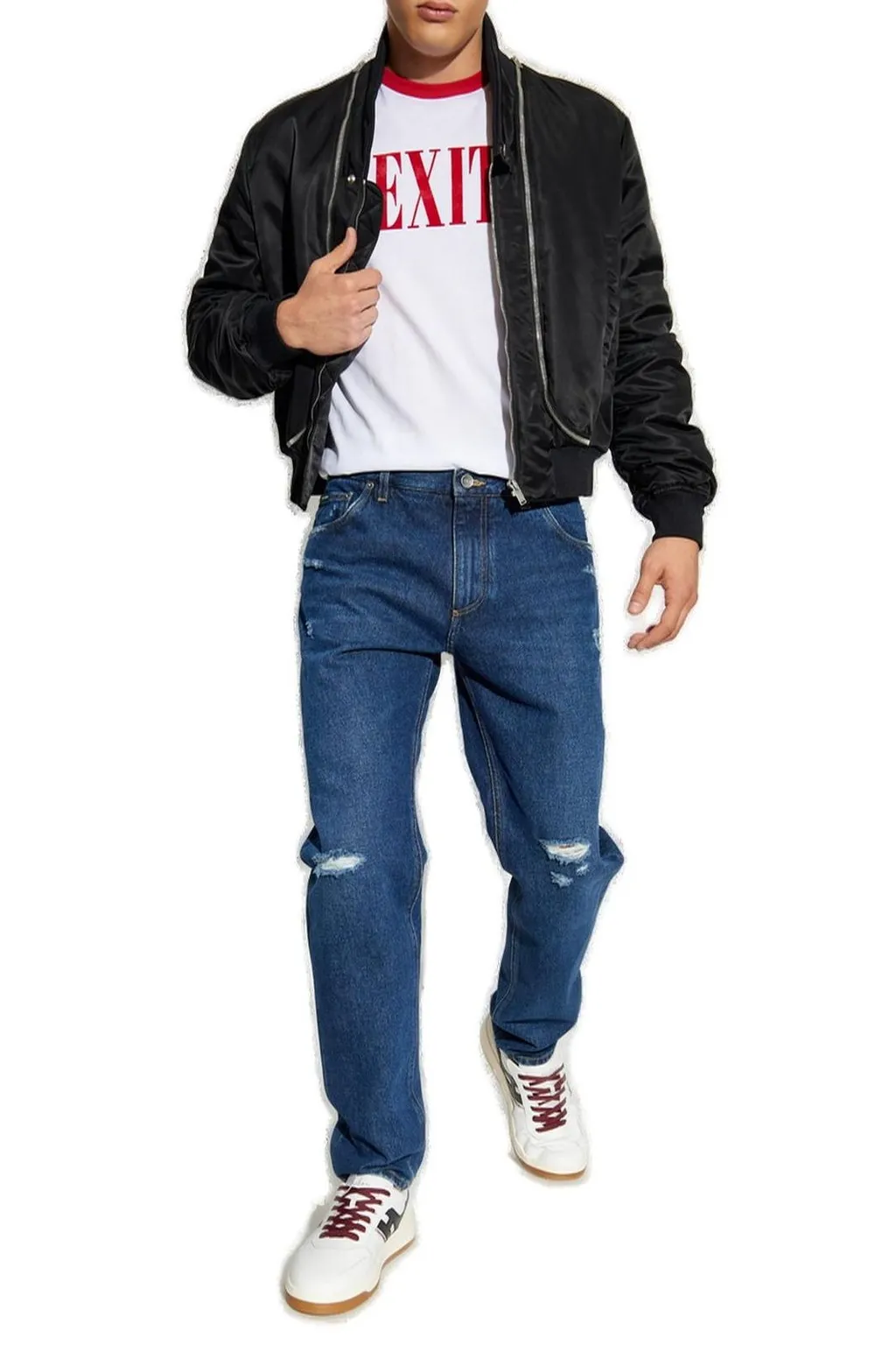 Exit Printed Crewneck T-Shirt