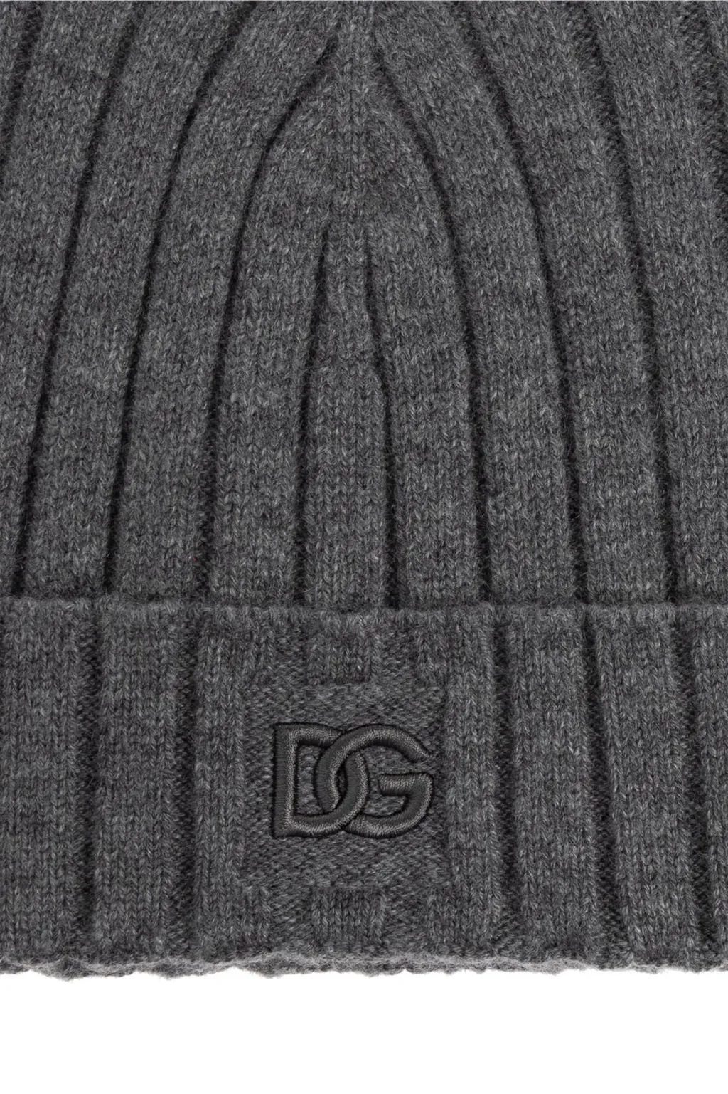 Logo Detailed Ribbed Beanie