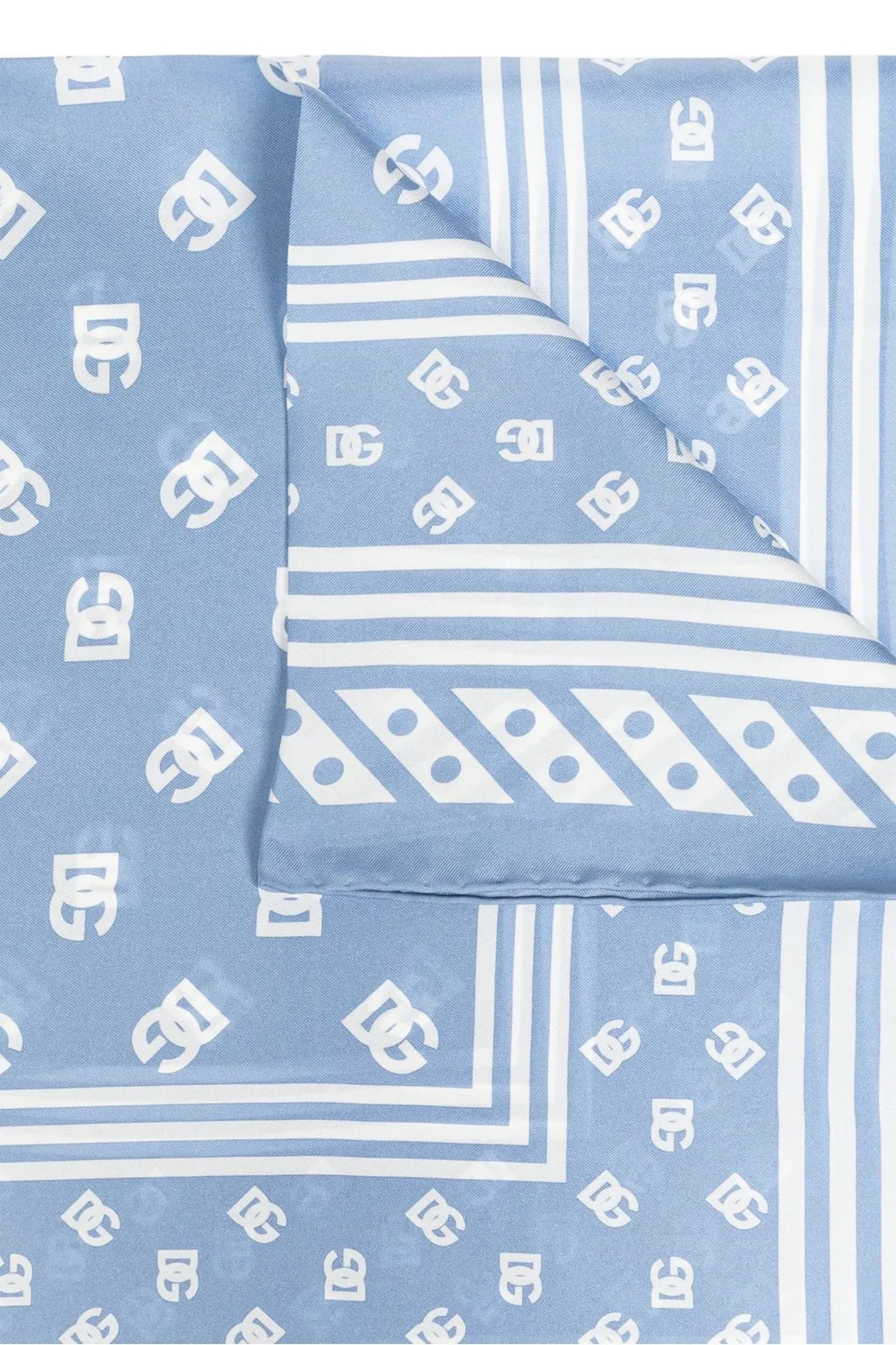 All-Over Logo Printed Twill Scarf