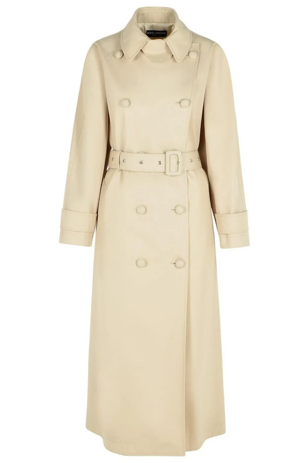 Double-Breasted Belted Coat