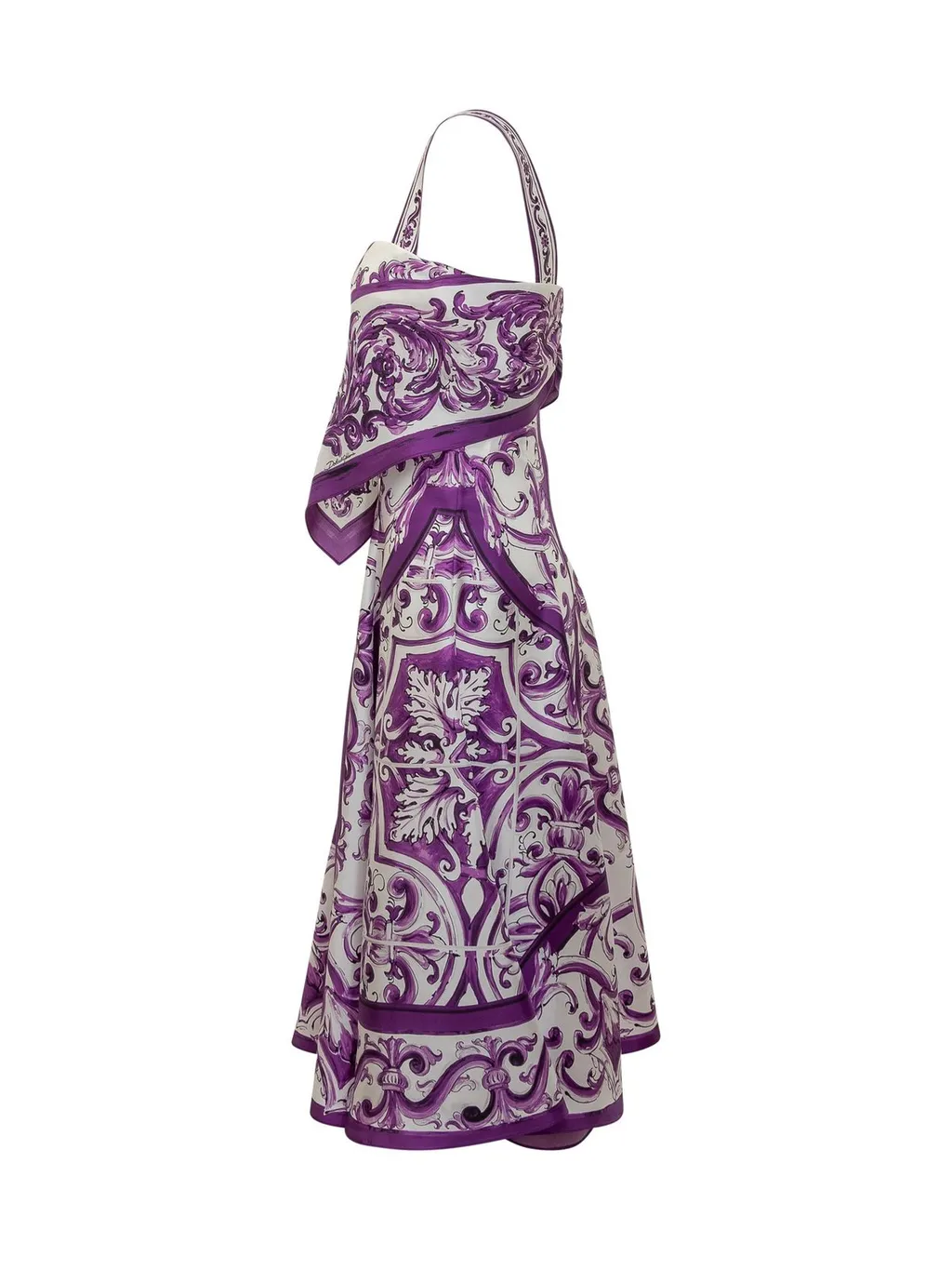 Majolica Printed Twill Dress
