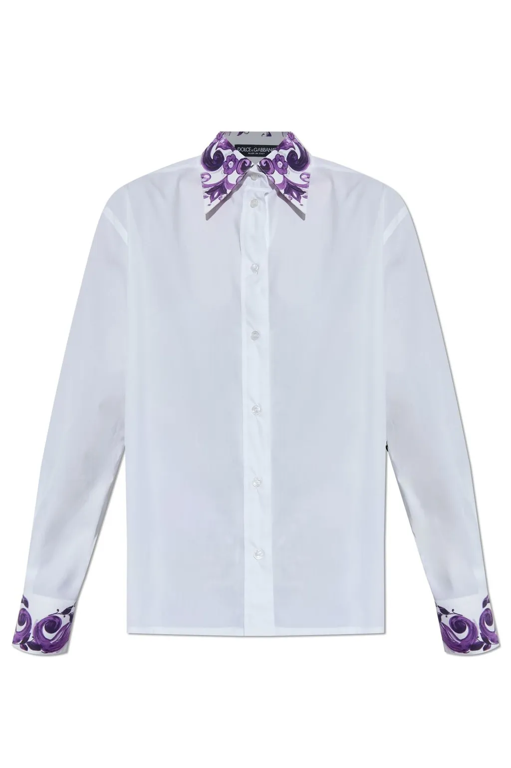 Majolica Printed Long-Sleeved Shirt
