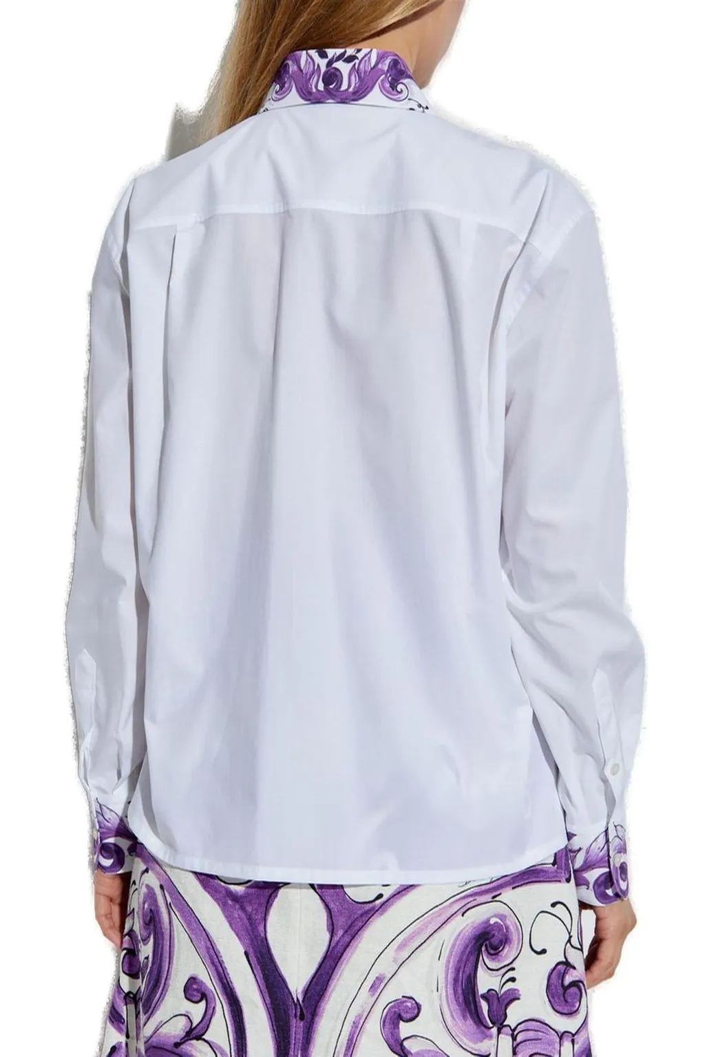 Majolica Printed Long-Sleeved Shirt