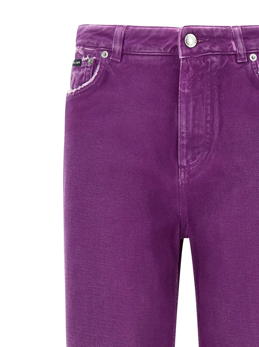 Logo Plaque High Waisted Pants