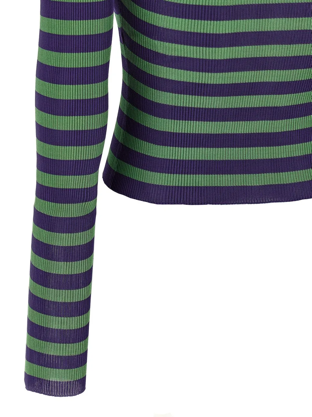 Striped Ribbed Sweater
