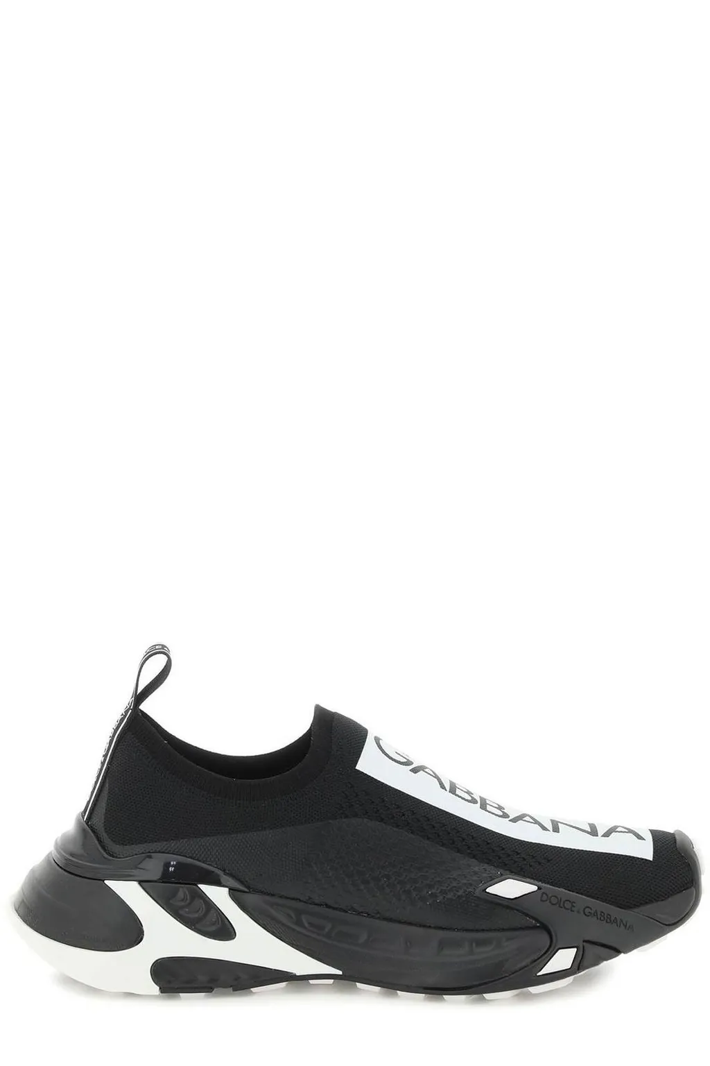 Logo-Printed Low-Top Knitted Sneakers