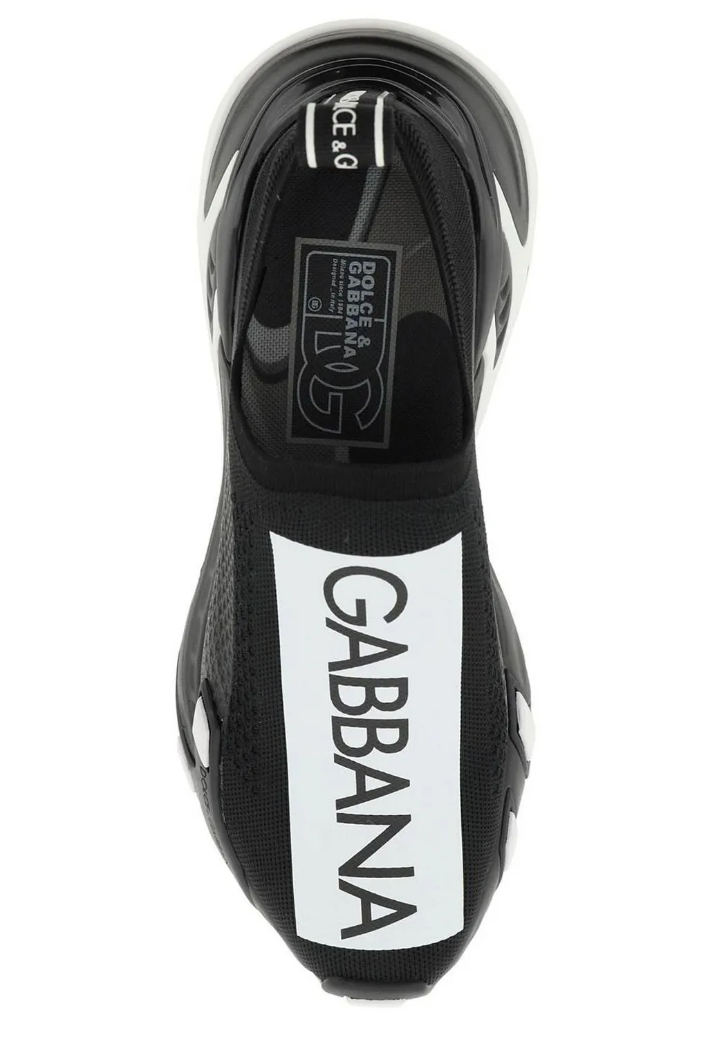 Logo-Printed Low-Top Knitted Sneakers