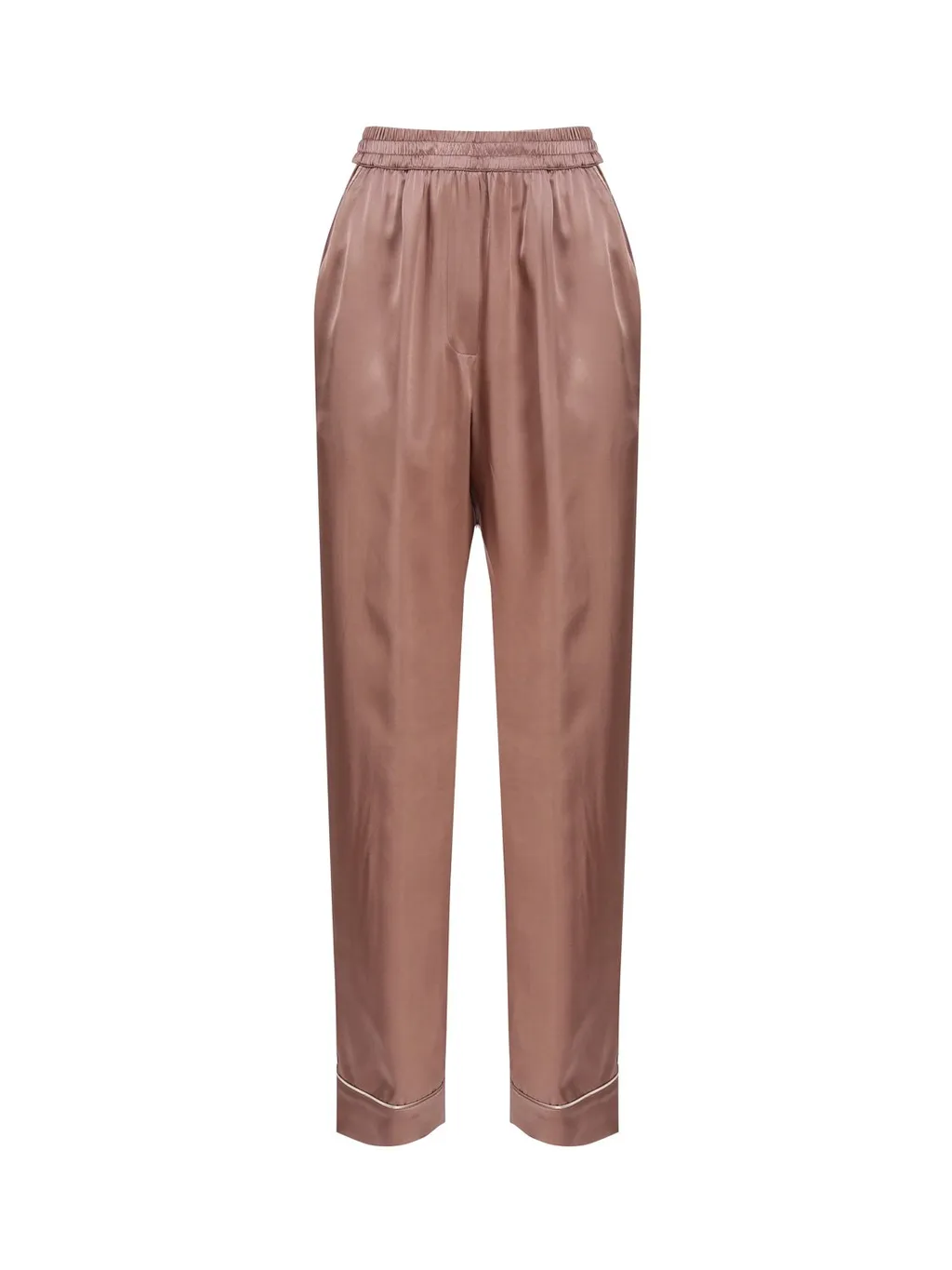 High-Waisted Pajama Pants