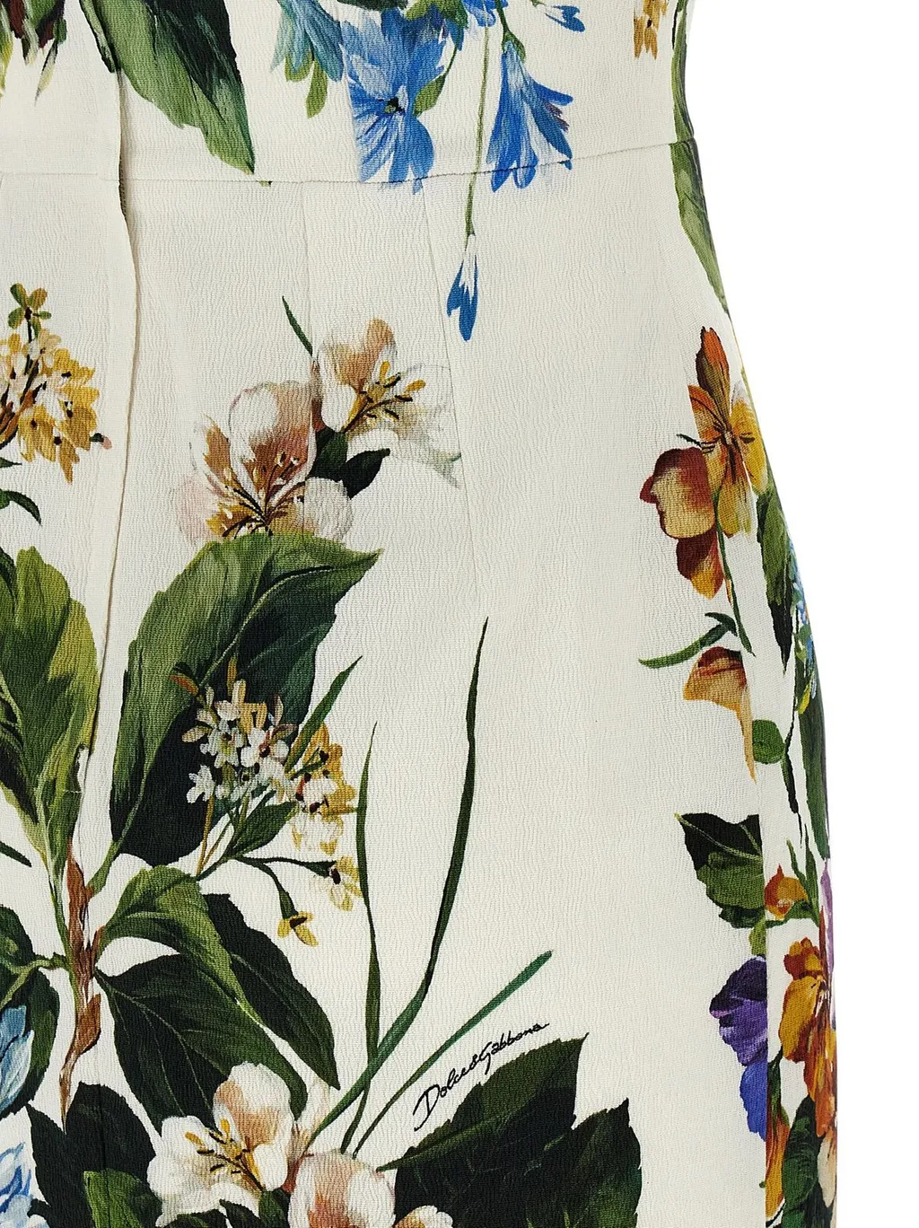 Bouquet Printed Midi Dress