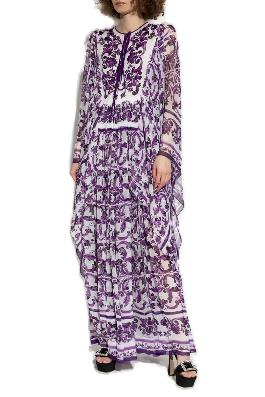 Majolica Printed Midi Dress