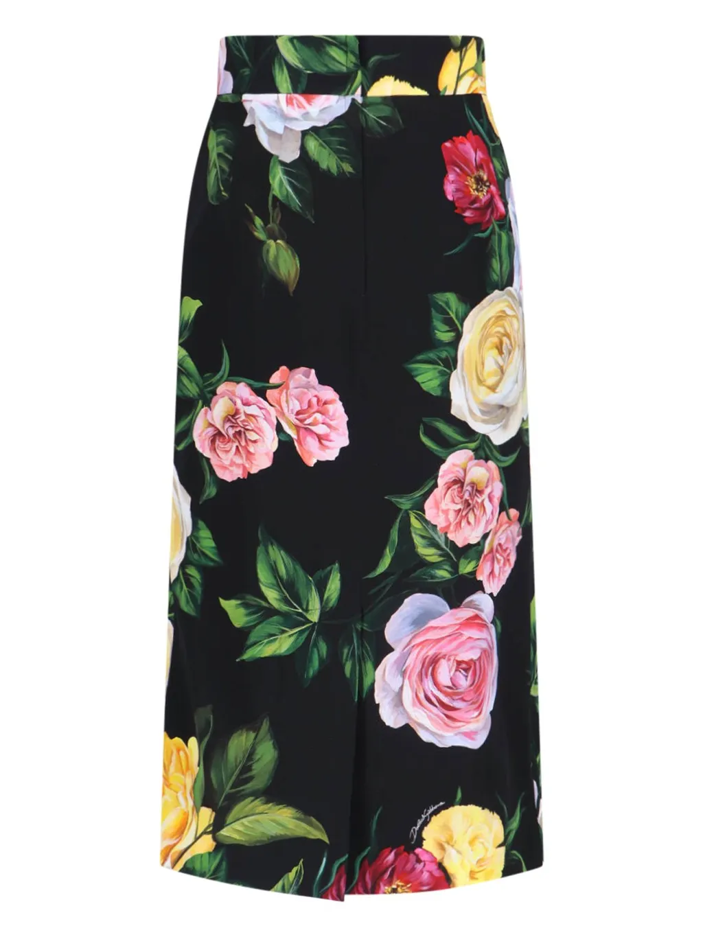 Floral Printed Midi Skirt