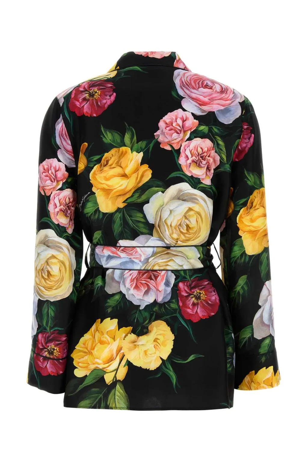 Floral Printed Tied Waist Shirt