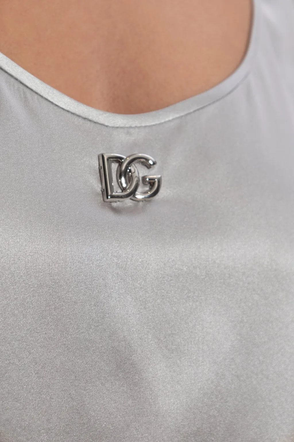 Dg Logo Plaque Tank Top