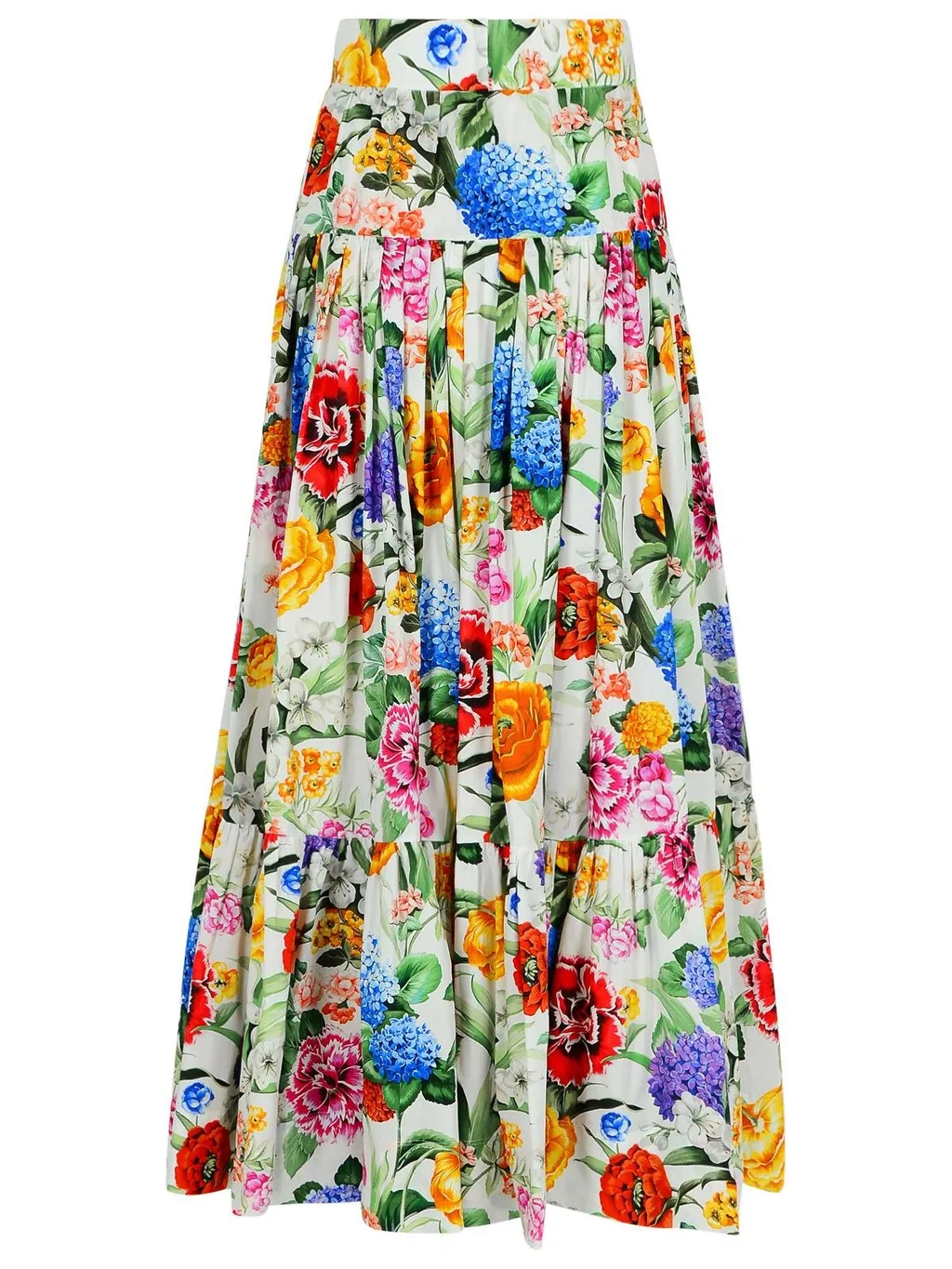 Floral Printed Midi Skirt