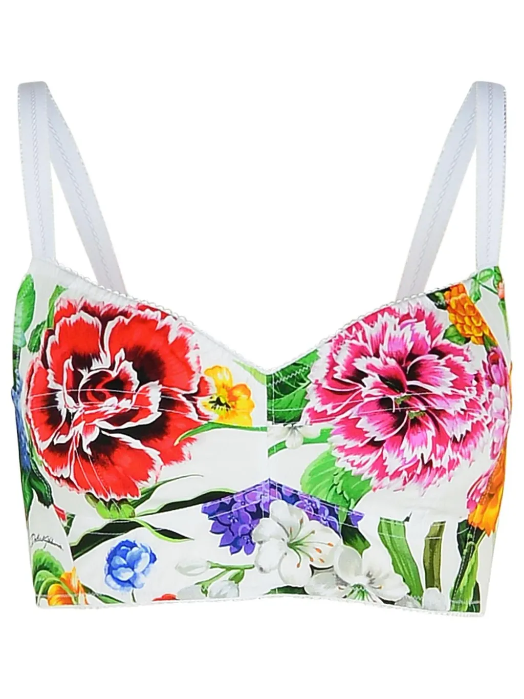 Floral Printed Cropped Top