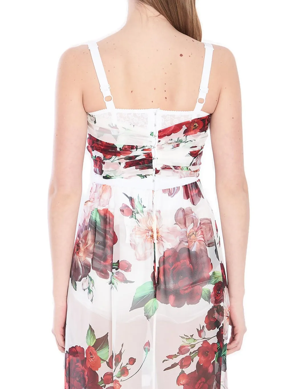 Rose Printed Corset Top