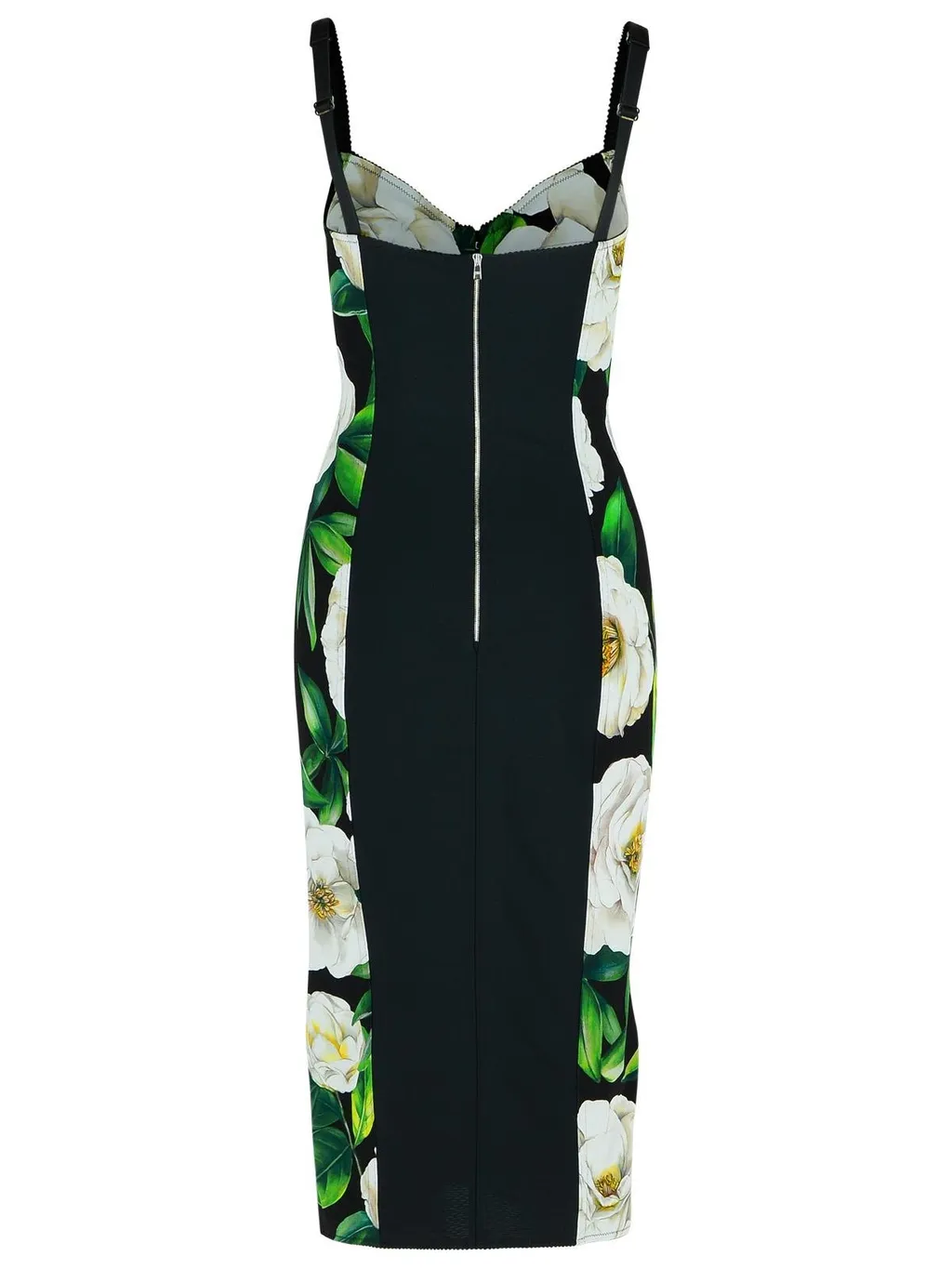 Floral Printed Mini Bustier Dress